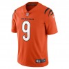 Maillot Homme Cincinnati Bengals Joe Burrow 9 Nike Orange 2021 NFL Draft